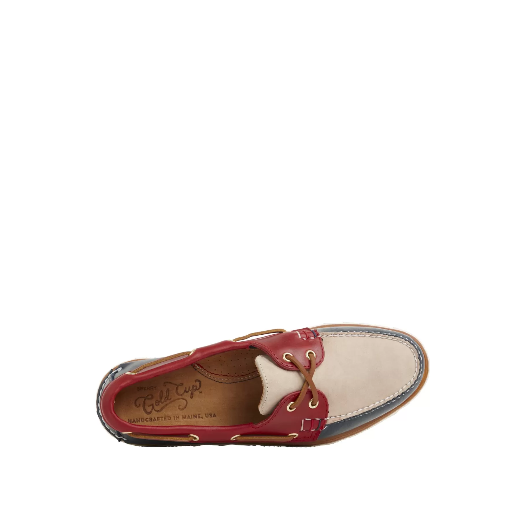 Gold Cup™ Authentic Original™ Handcrafted in Maine Tri-Tone Boat Shoe^Sperry Discount