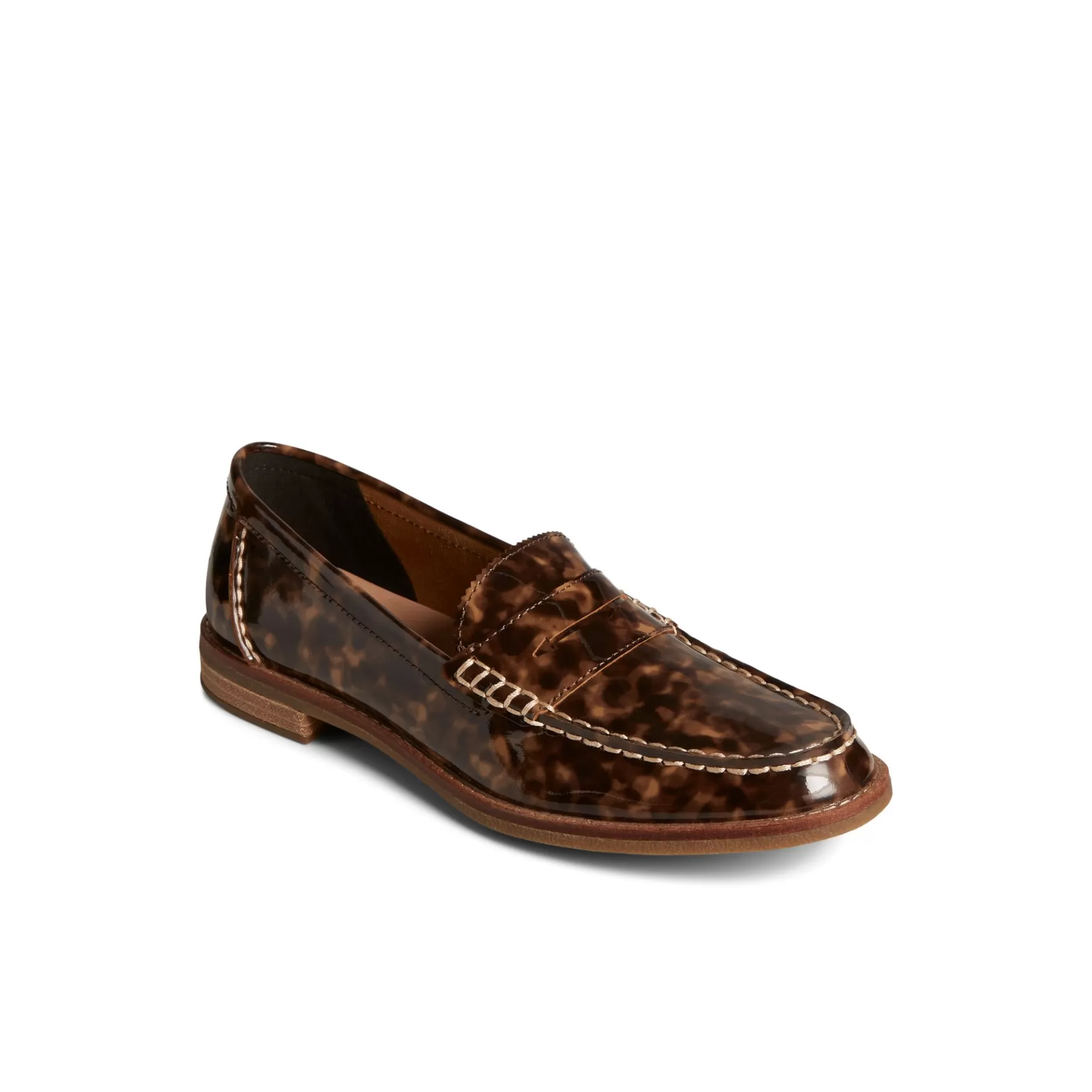 Seaport Penny Tortoise Leather Loafer^Sperry Flash Sale